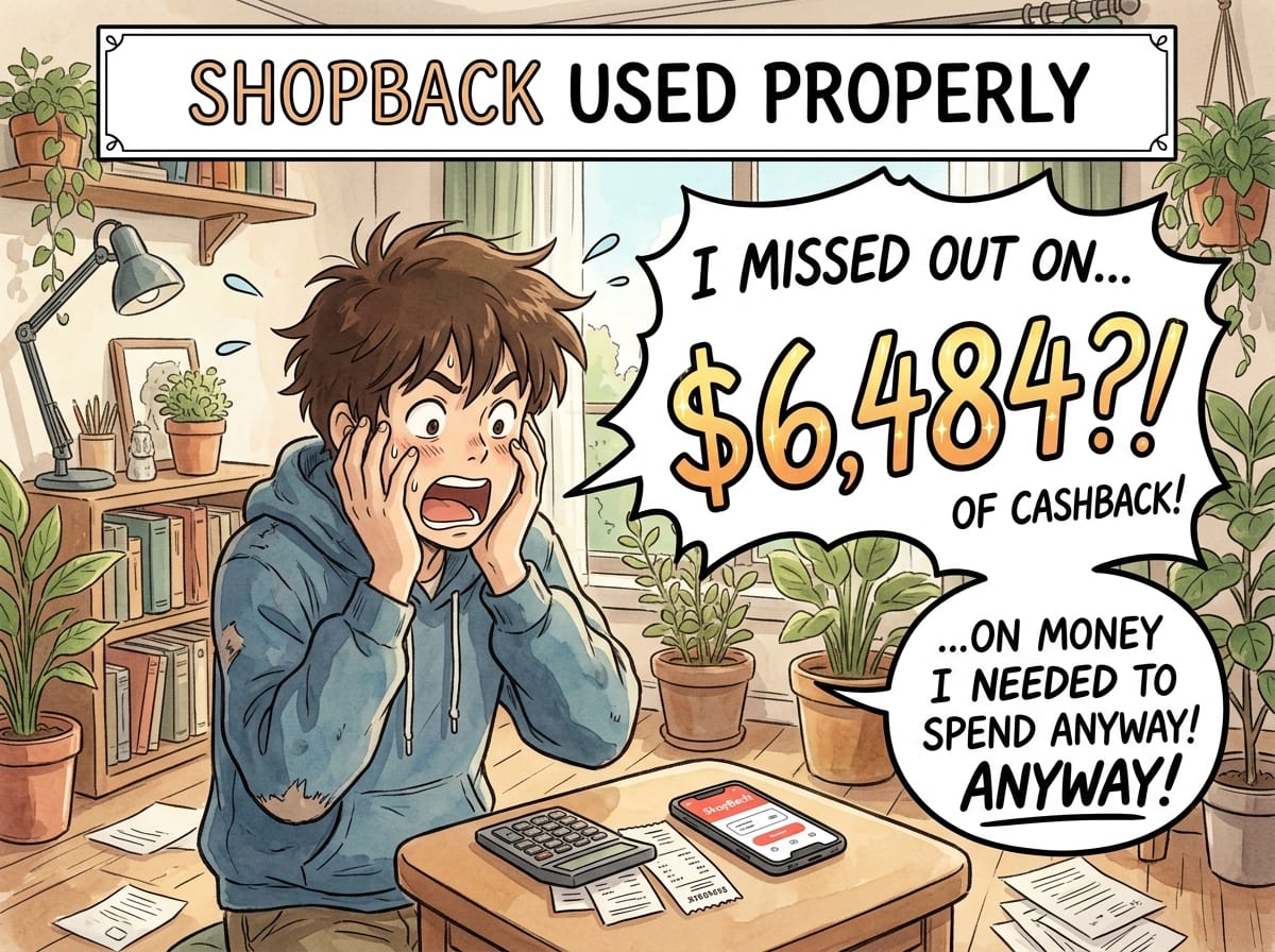 ShopBack, Used Properly: S$6,484 of Cashback for Spending We Would Have Done Anyway